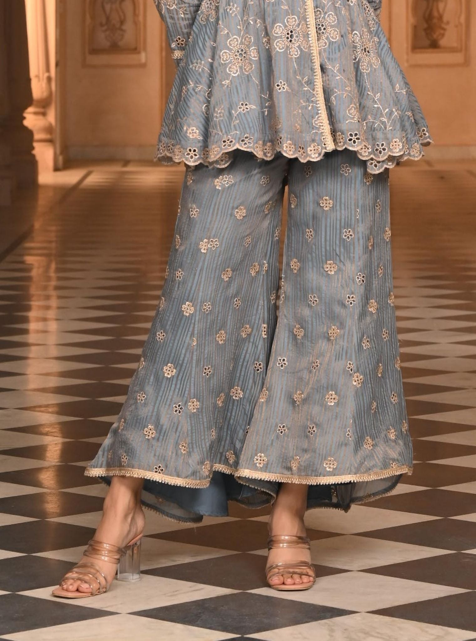 Chashni Banarsi Blue Co-ord Set