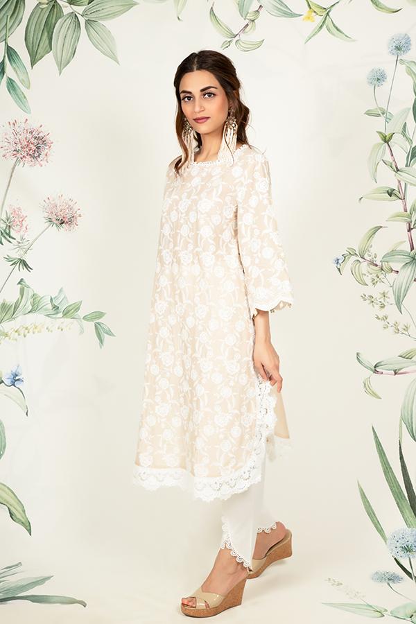 Rosebud Kurta and Dhoti Pyajama