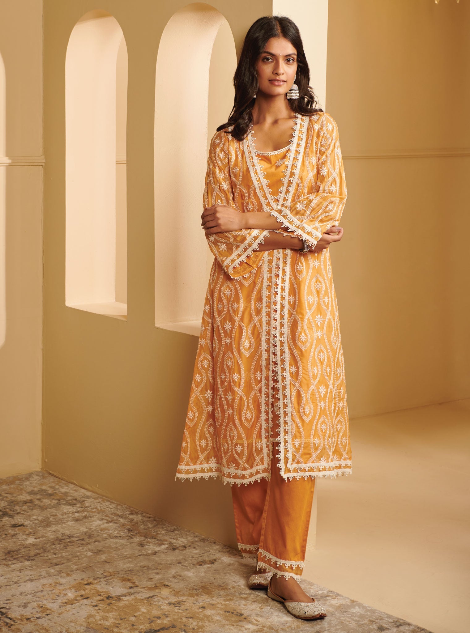 Tavisa Organza Mango Kurta Set