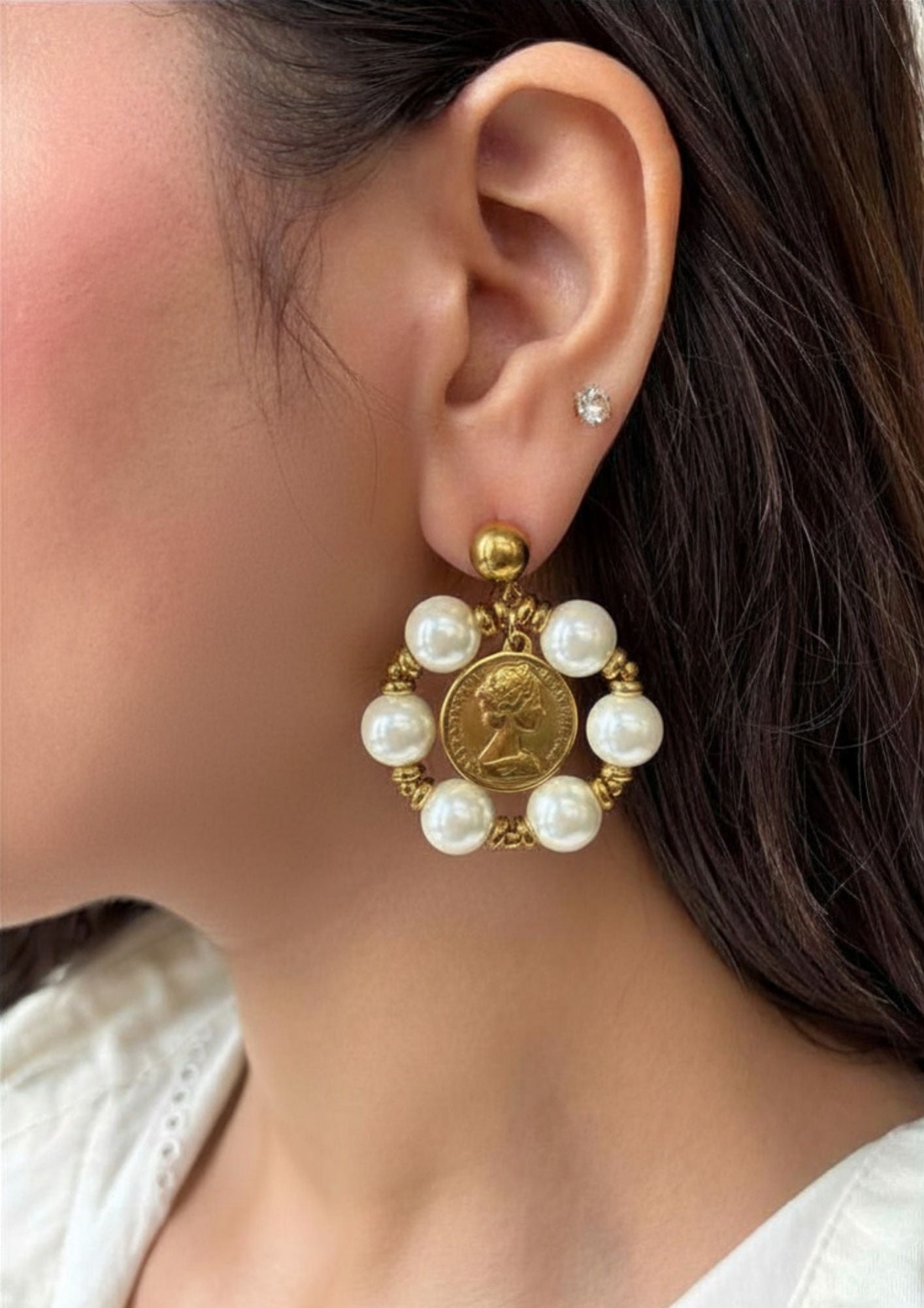 Queen Elizabeth Earring