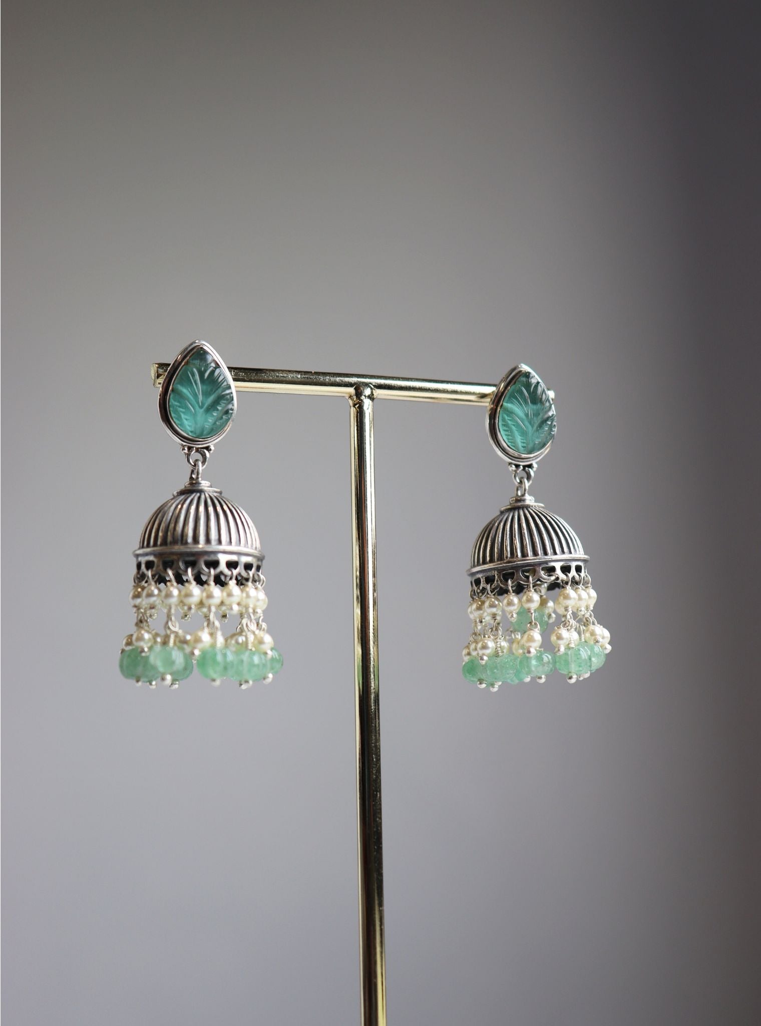 Pure Silver Alora Jhumka