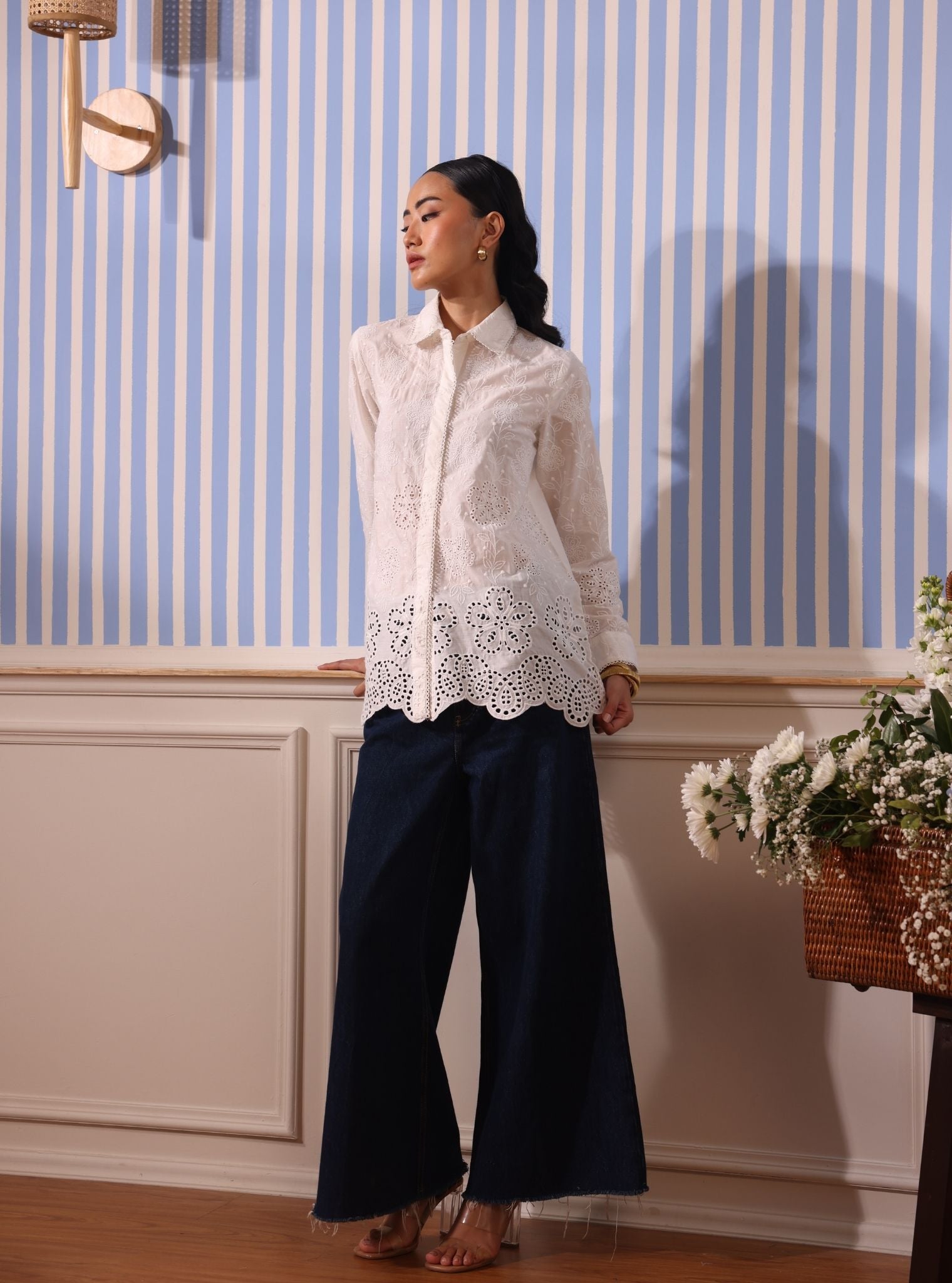 Romy Supima Cotton White Shirt