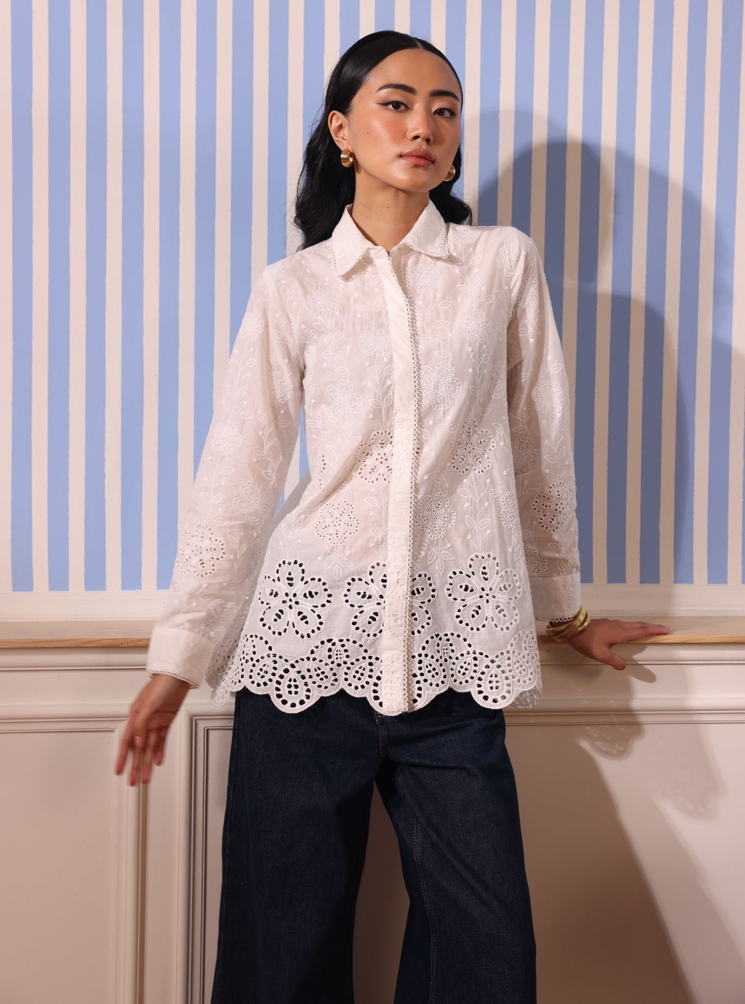 Romy Supima Cotton White Shirt