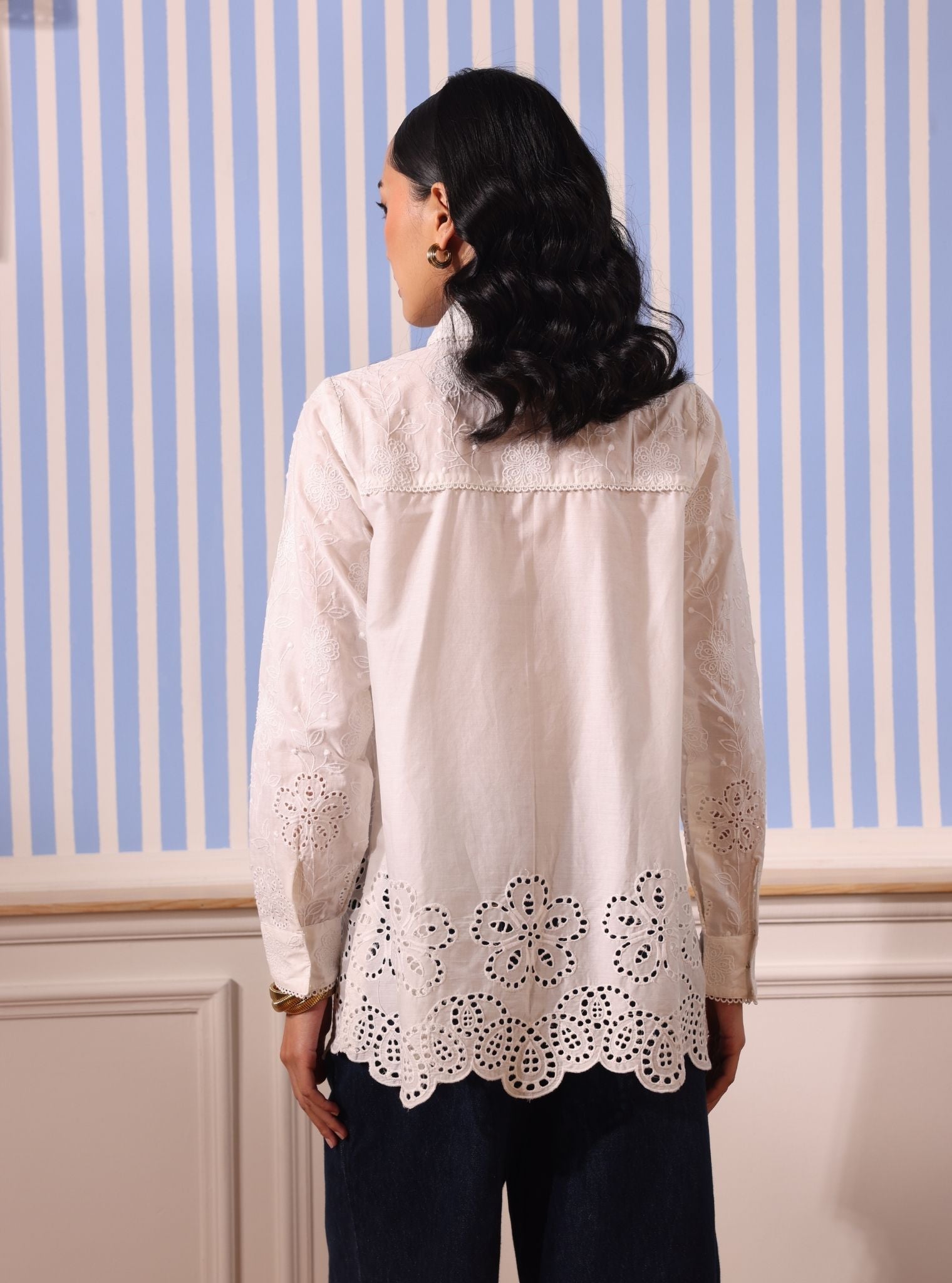 Romy Supima Cotton White Shirt