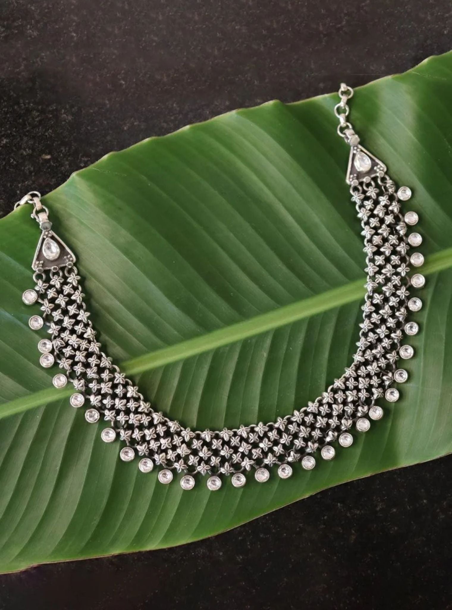 Pure Silver Ekani Necklace