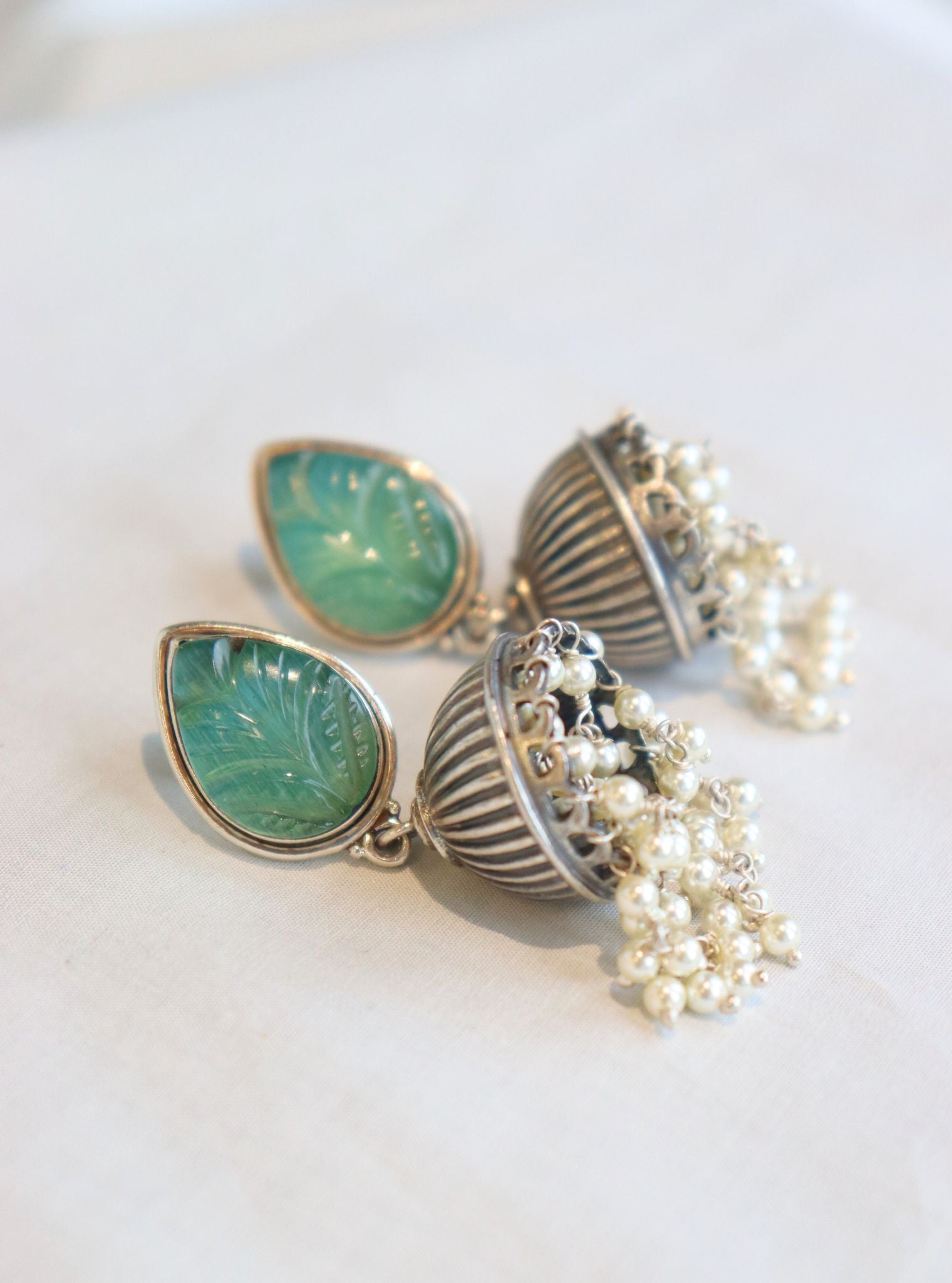 Pure Silver Ehani Jhumki