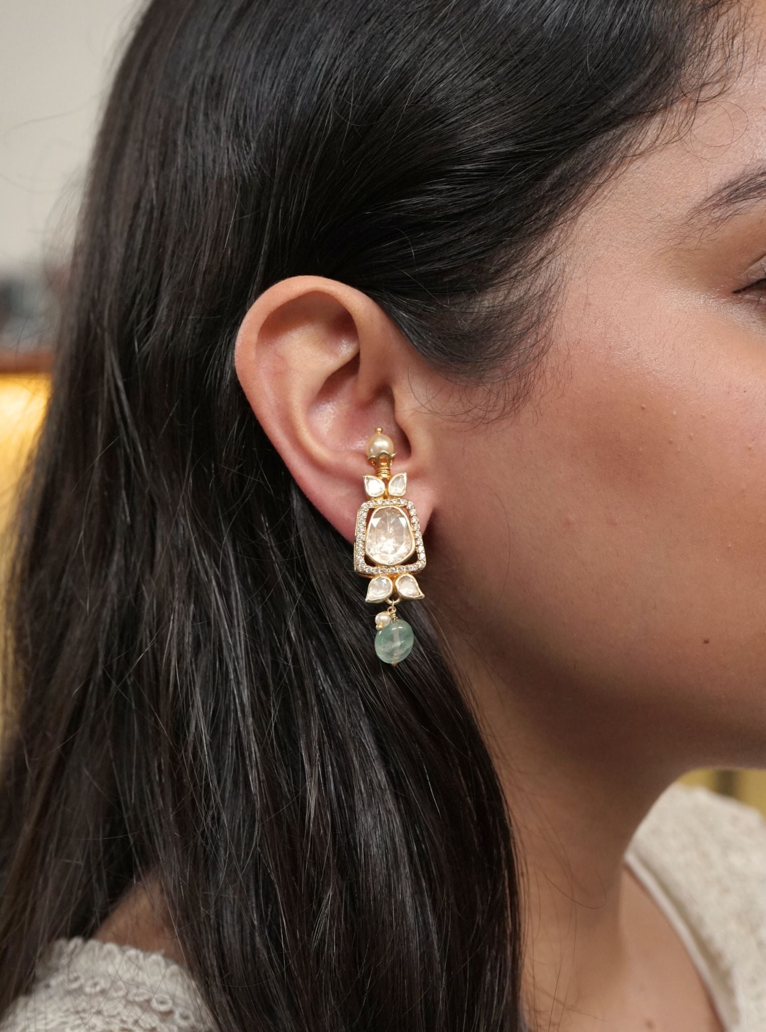 Pure Silver Kusum Earring