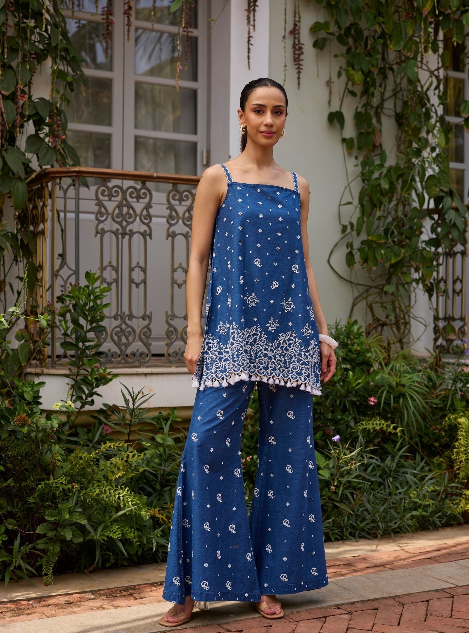 Ahalya Denim Co-ord Set