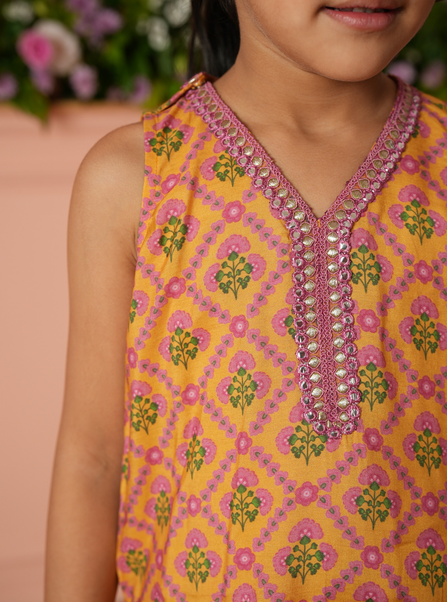 Ursella Lawn Mustard Kurta Set