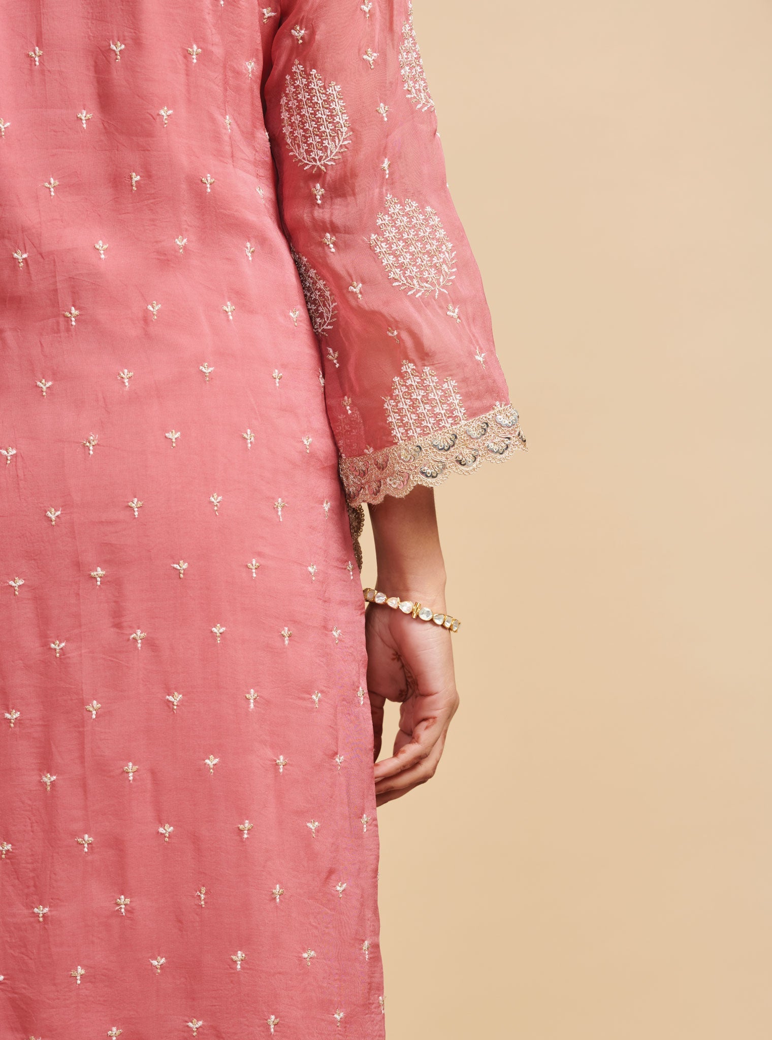 Shagna Organza Mauve Kurta Set