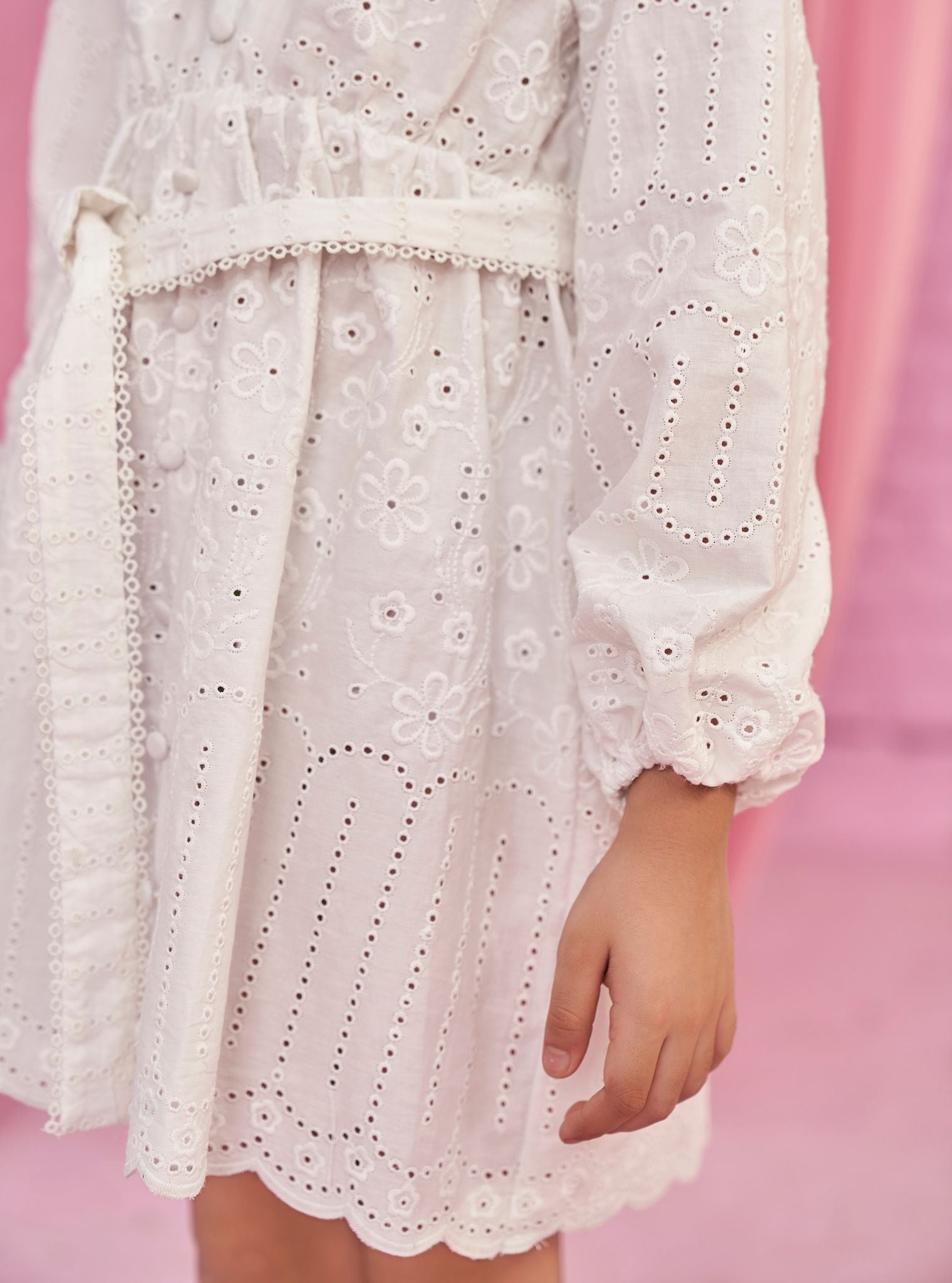 Setia Supima Cotton White Dress