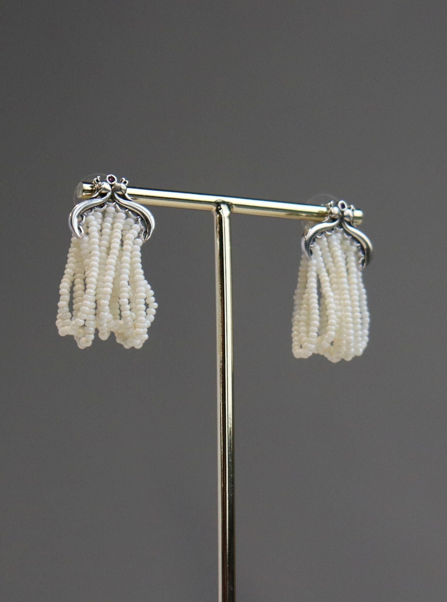 Pure Silver Mayur Earrings