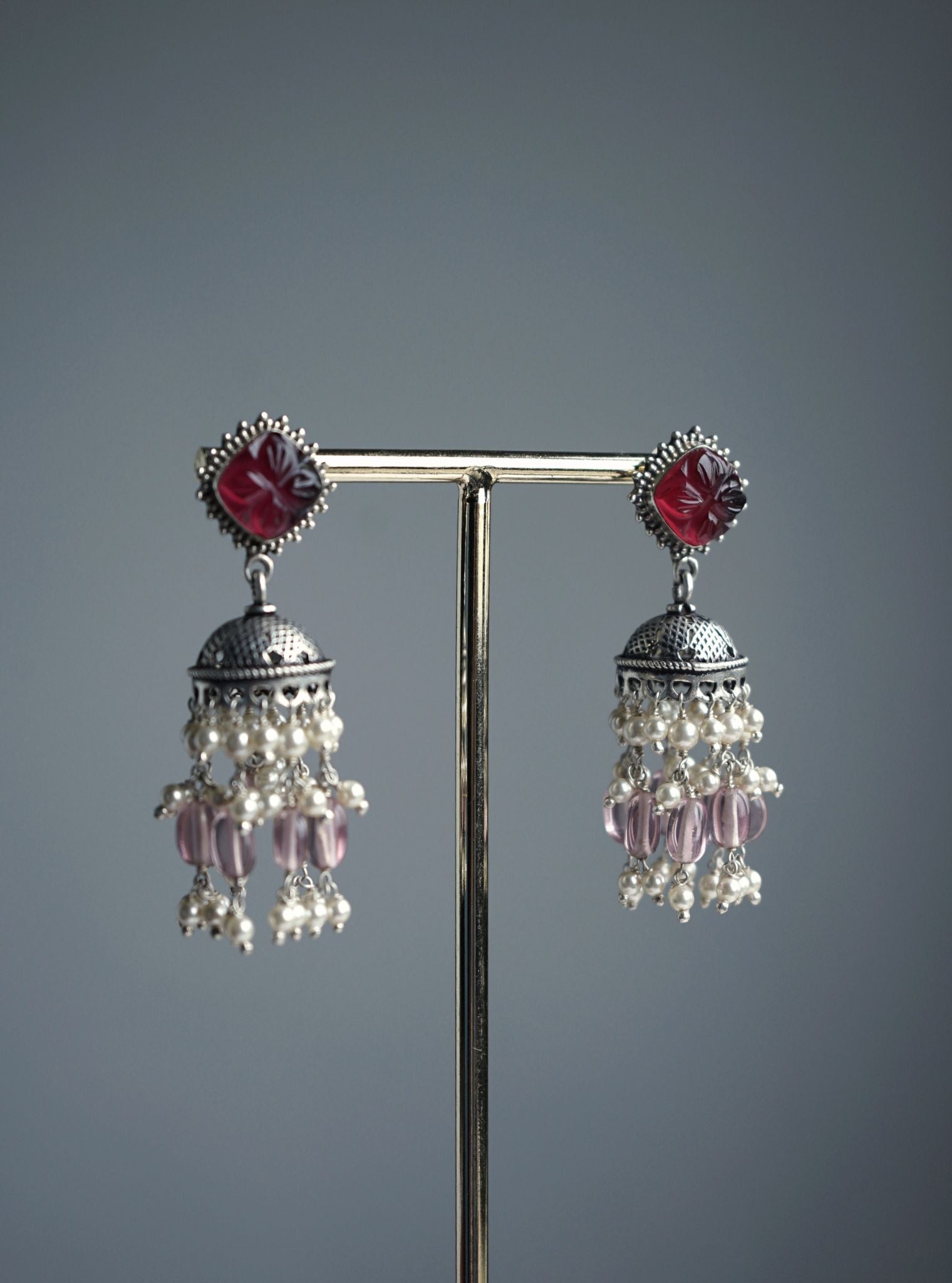 Pure Silver Riddhi Jhumki