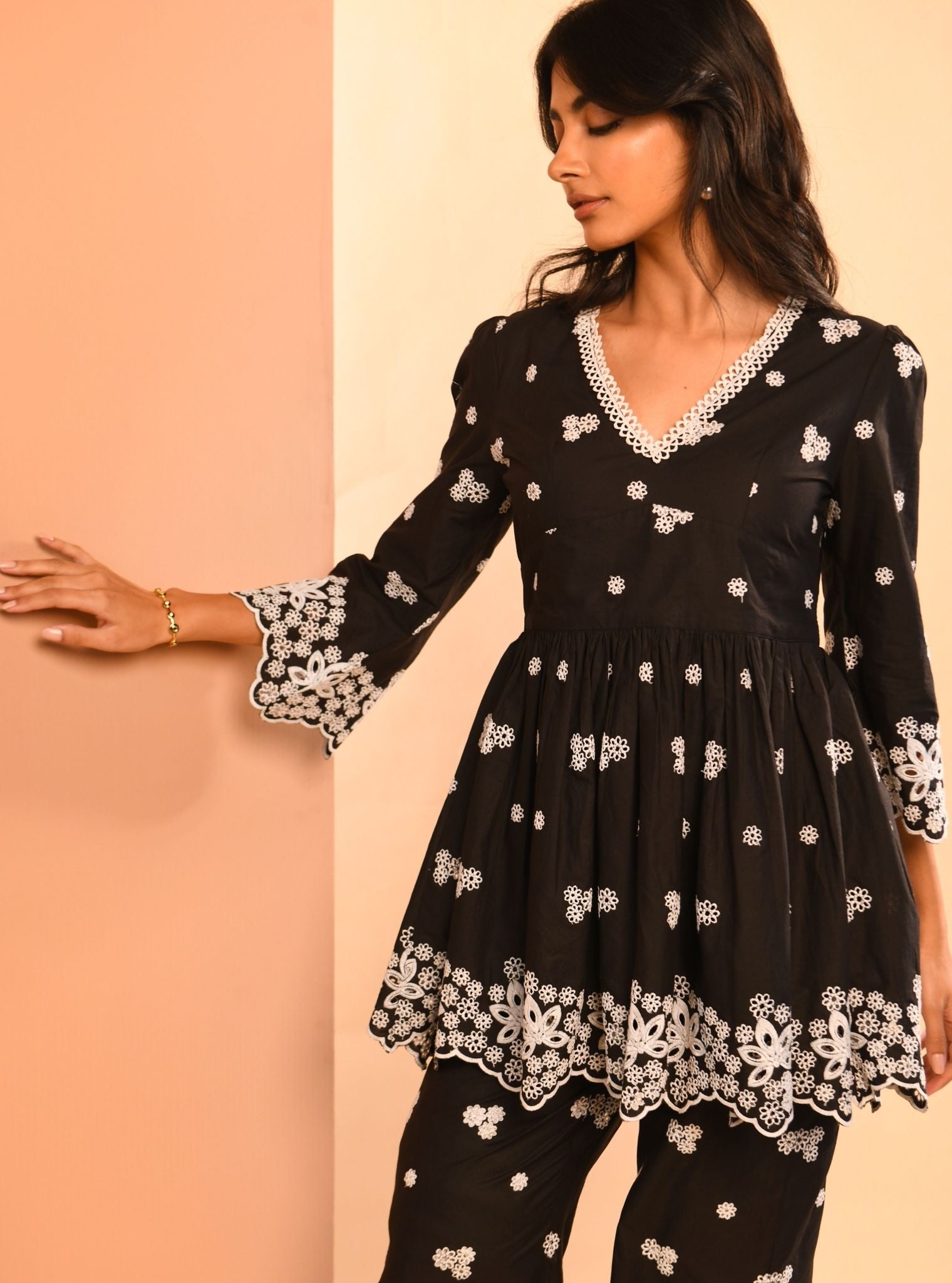 Ayn Supima Cotton Black Co-ord Set