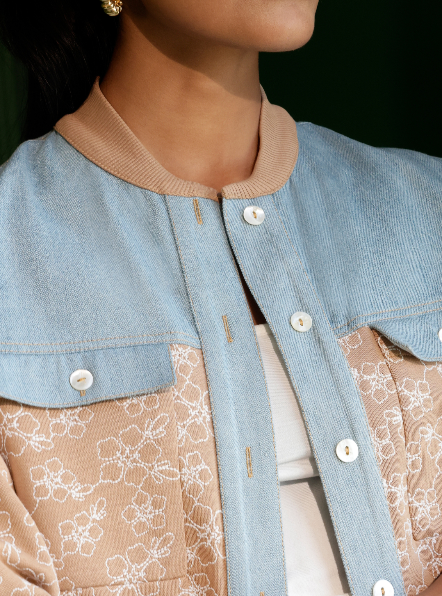 Eleanor Fleece Beige Jacket