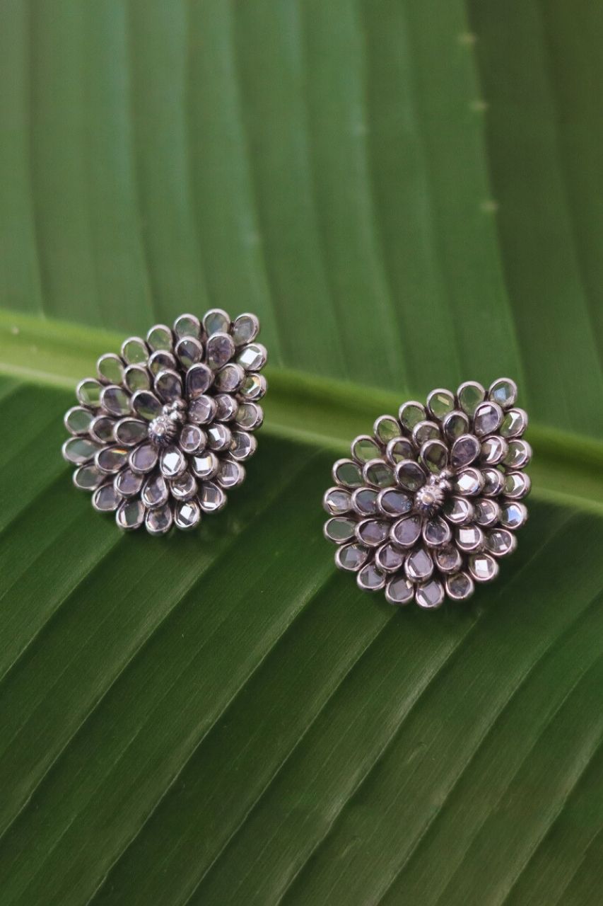 Pure Silver Vriti Studs