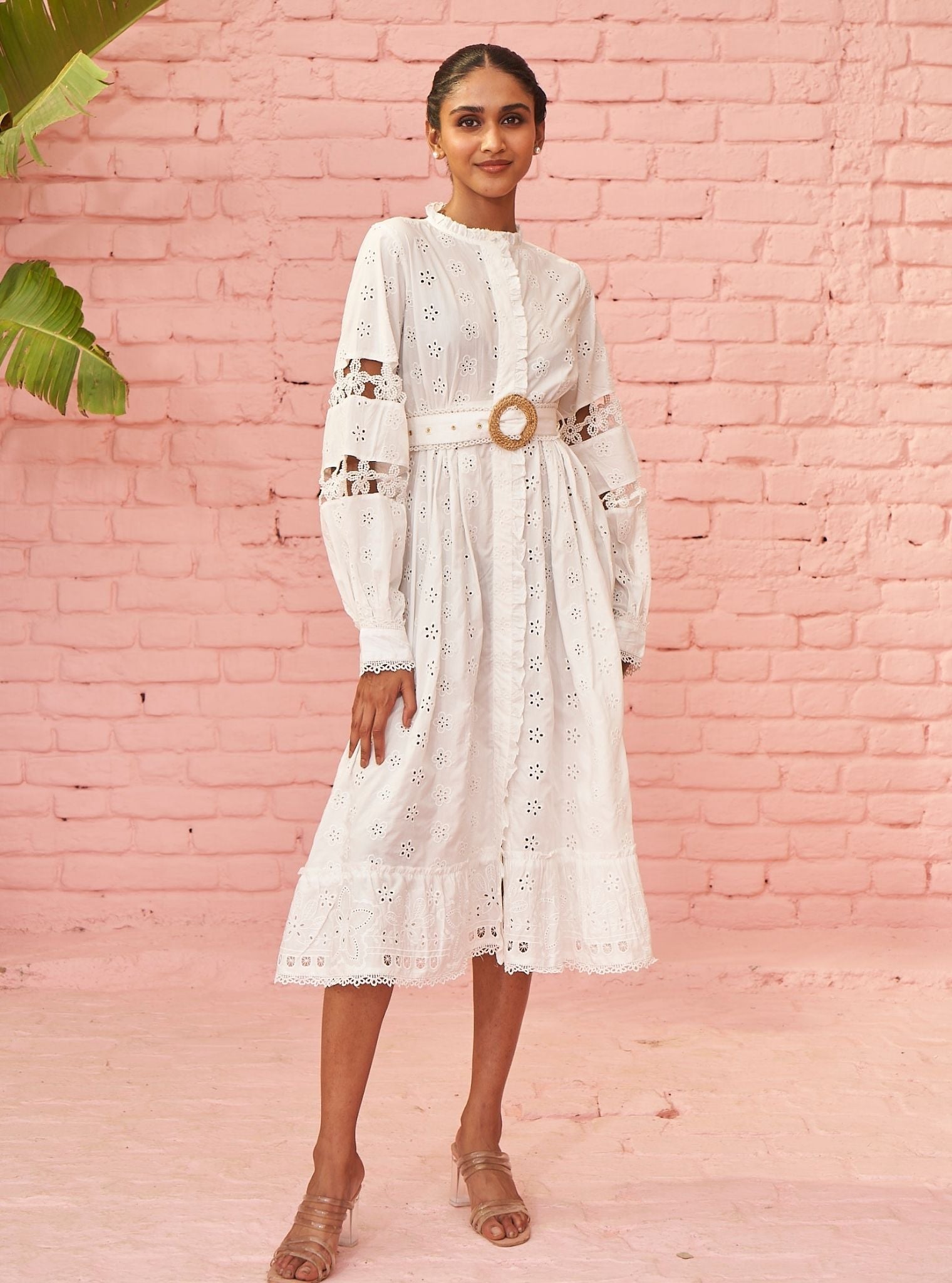 Viv Supima Cotton White Long Dress