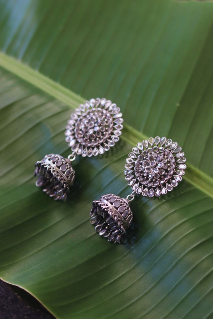 Pure Silver Urmi jhumka