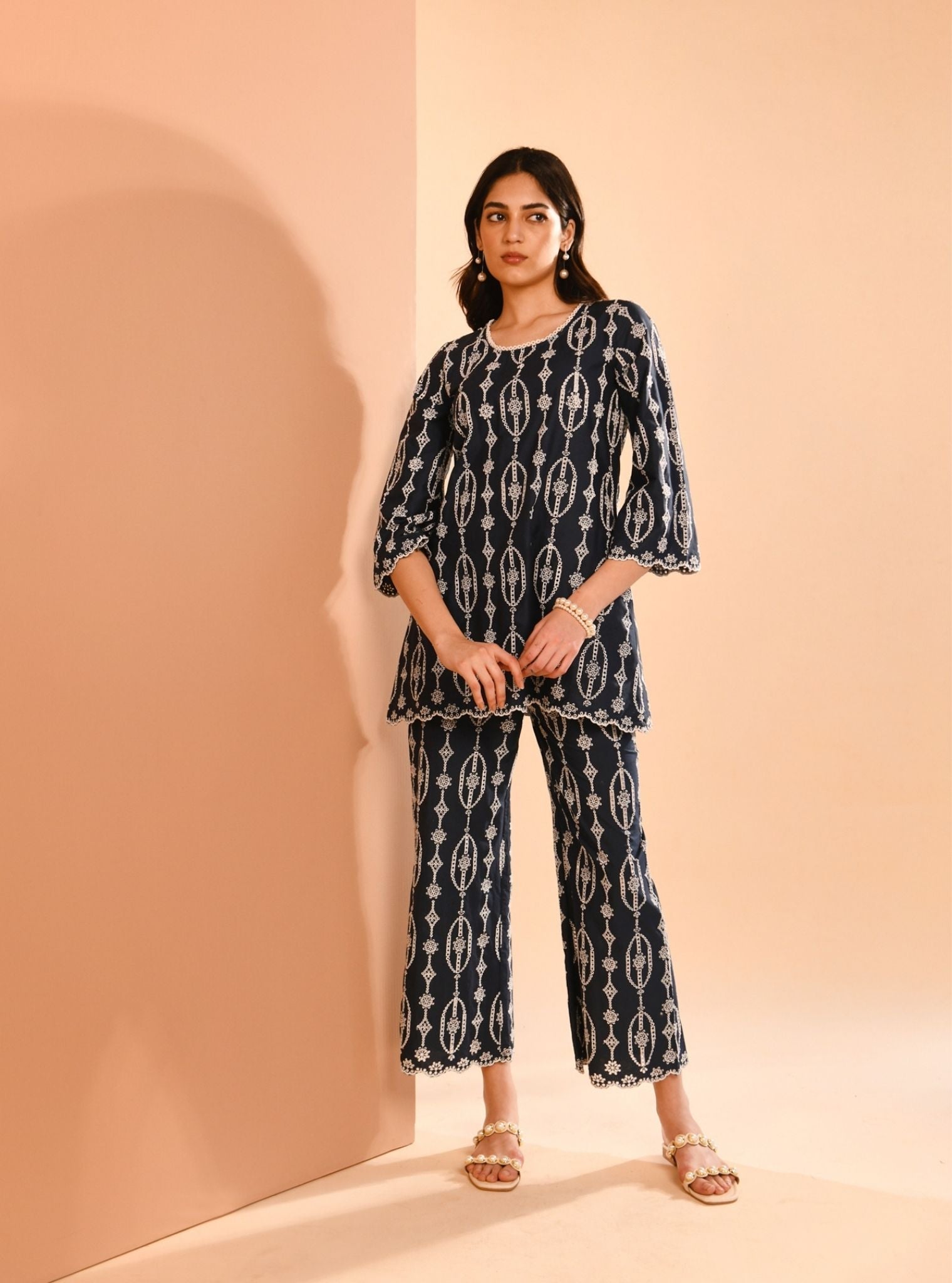 Reeve Supima Cotton Navy Co-ord Set