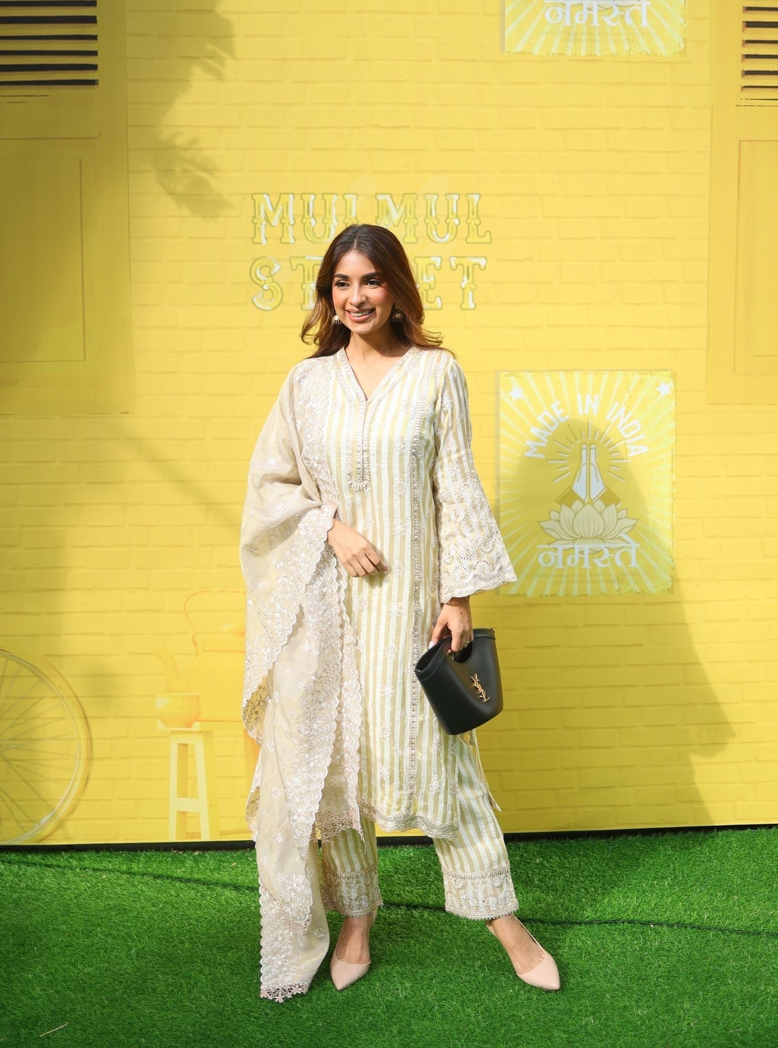 Hayden Banarsi Off White Kurta Set