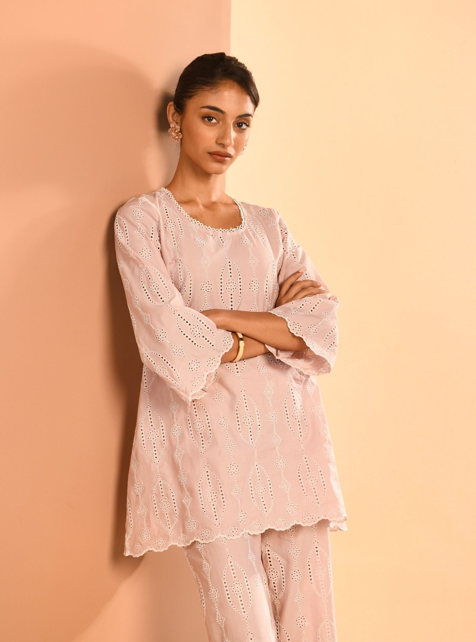 Reeve Supima Cotton Dusty Pink Co-ord Set