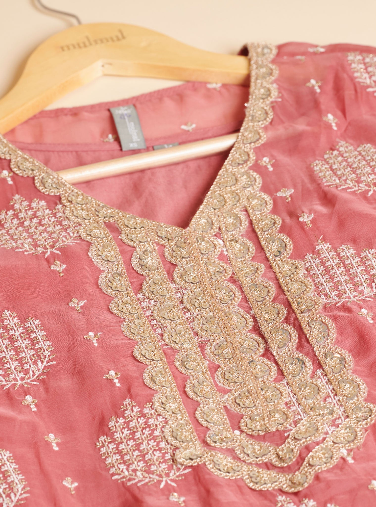 Shagna Organza Mauve Kurta Set