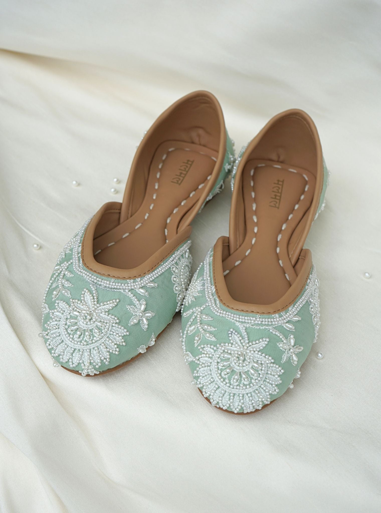 Mira Light green Vegan Jutti