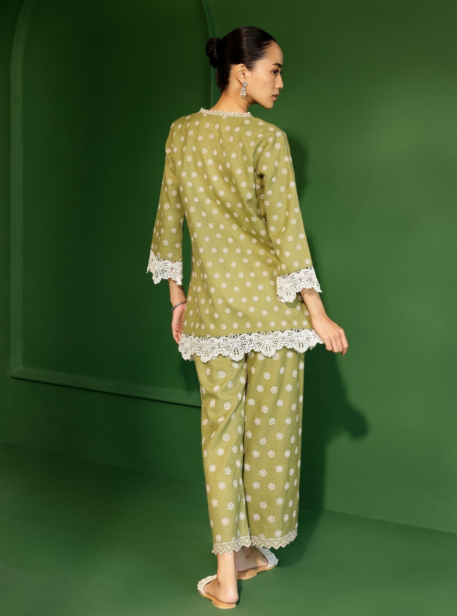 Arden Wool Green Co-ord Set