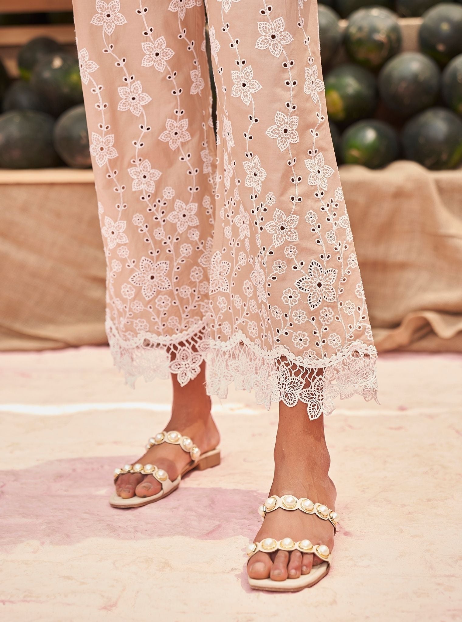 Mia Supima Cotton Beige Co-ord Set