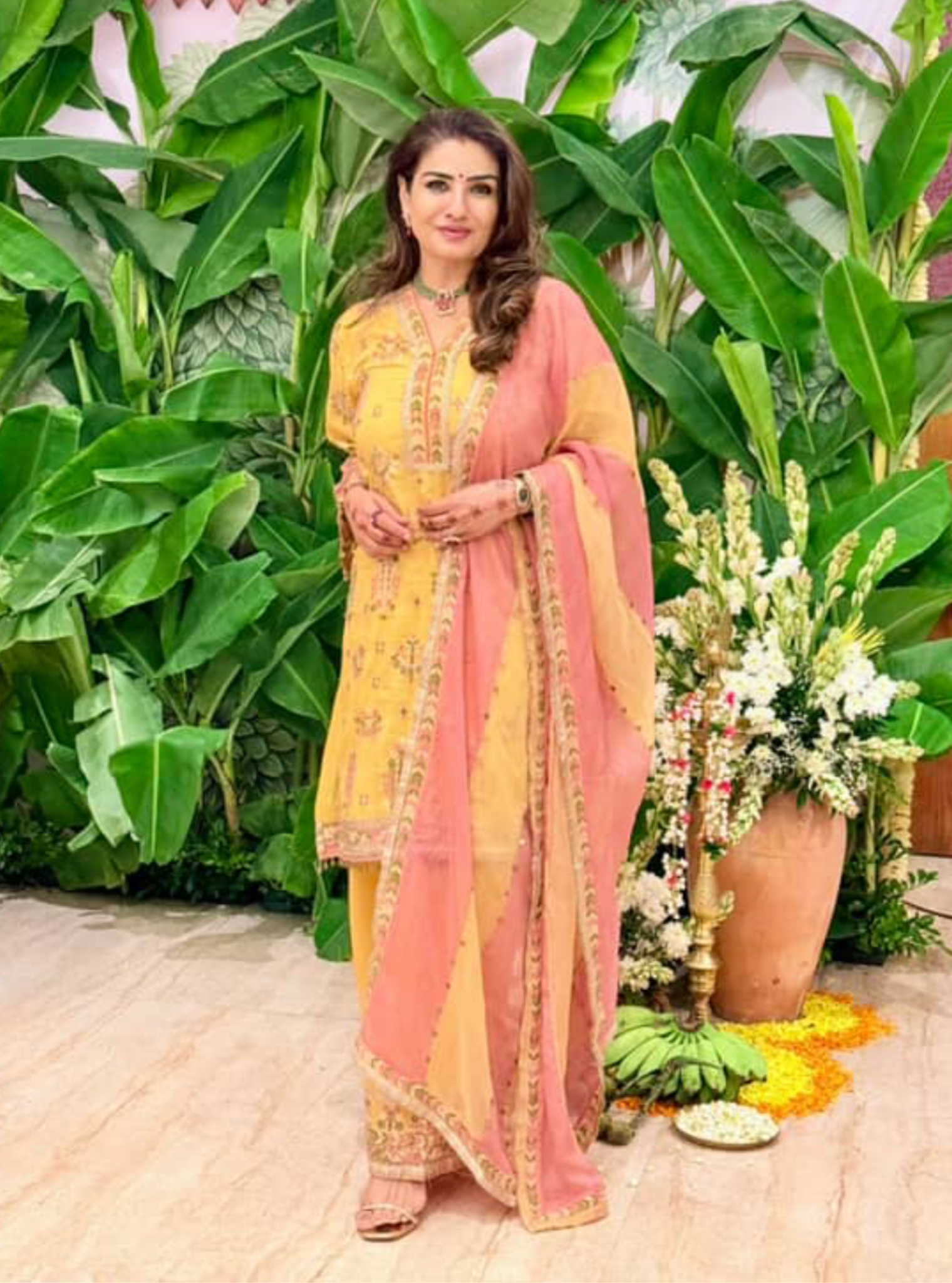 Noreya Lawn Mustard Kurta Set