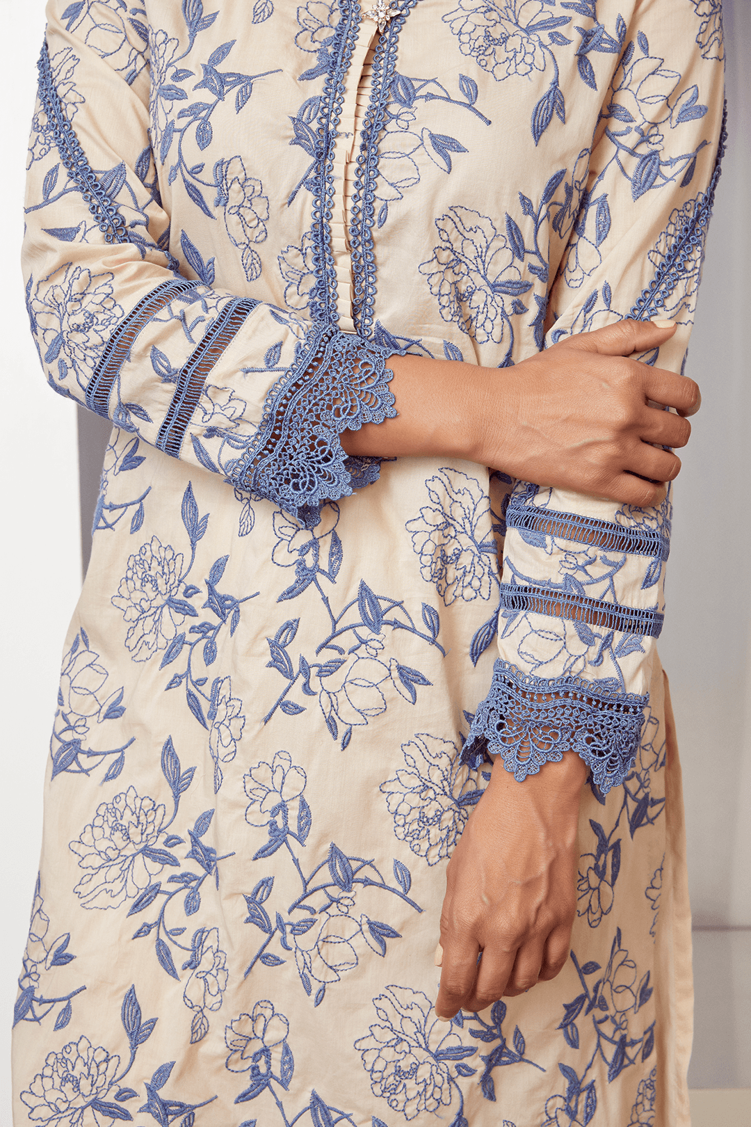 Mulmul Supima Cotton Bianca Kurta
