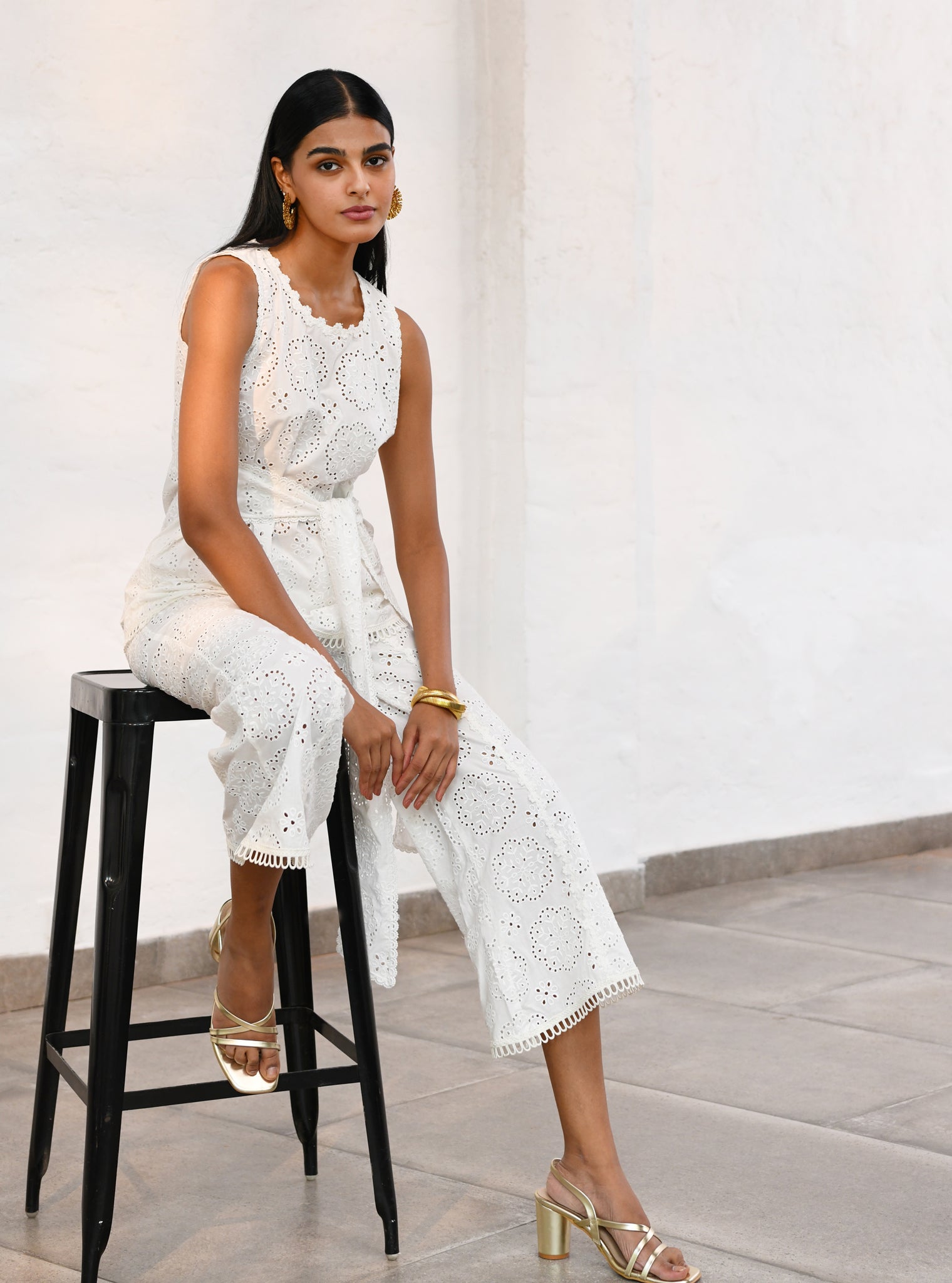 Brighton Supima Cotton White Co-ord Set