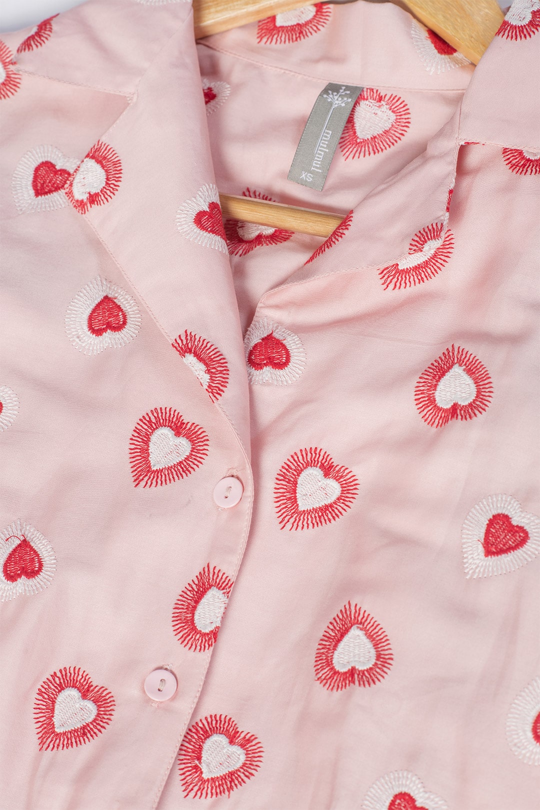 Caille Supima Cotton Pink Top Set