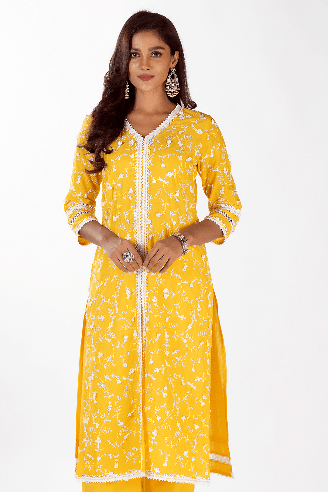 Cali Supima Cotton Mango Kurta Set