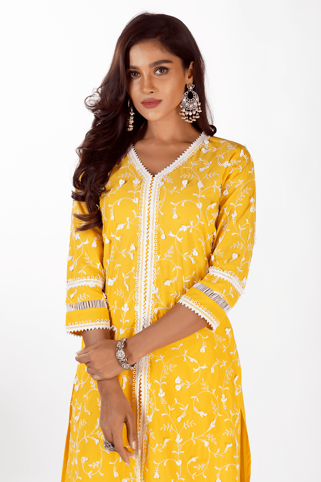 Mulmul Supima Cotton Cali Mango Kurta