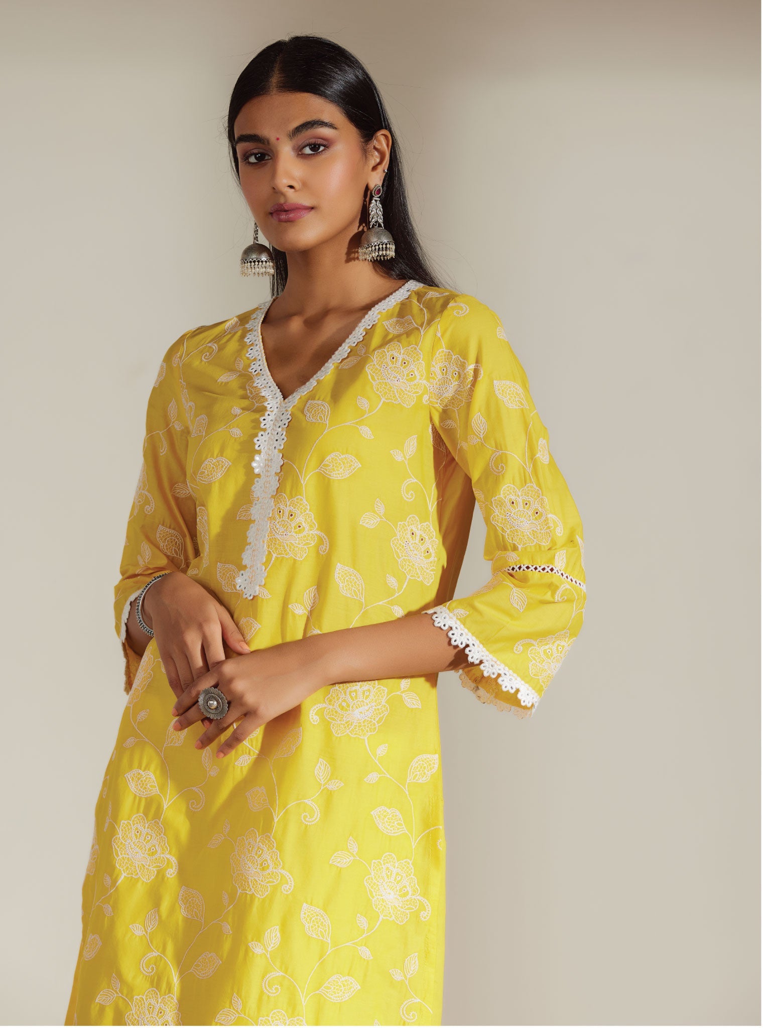 Ezra Supima Cotton Mango Kurta Set
