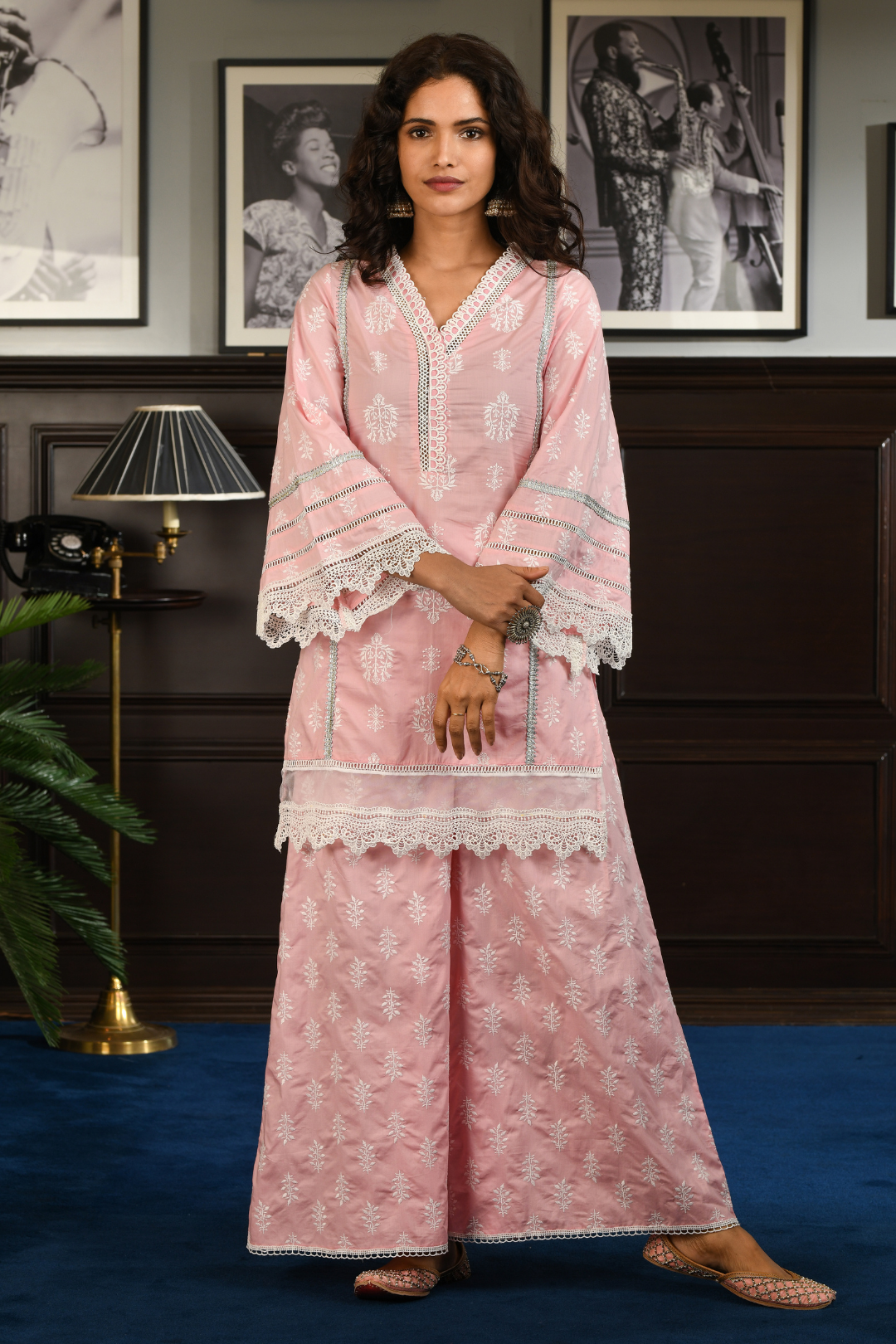 Felicia Supima Cotton Kurta with Palazzo Set