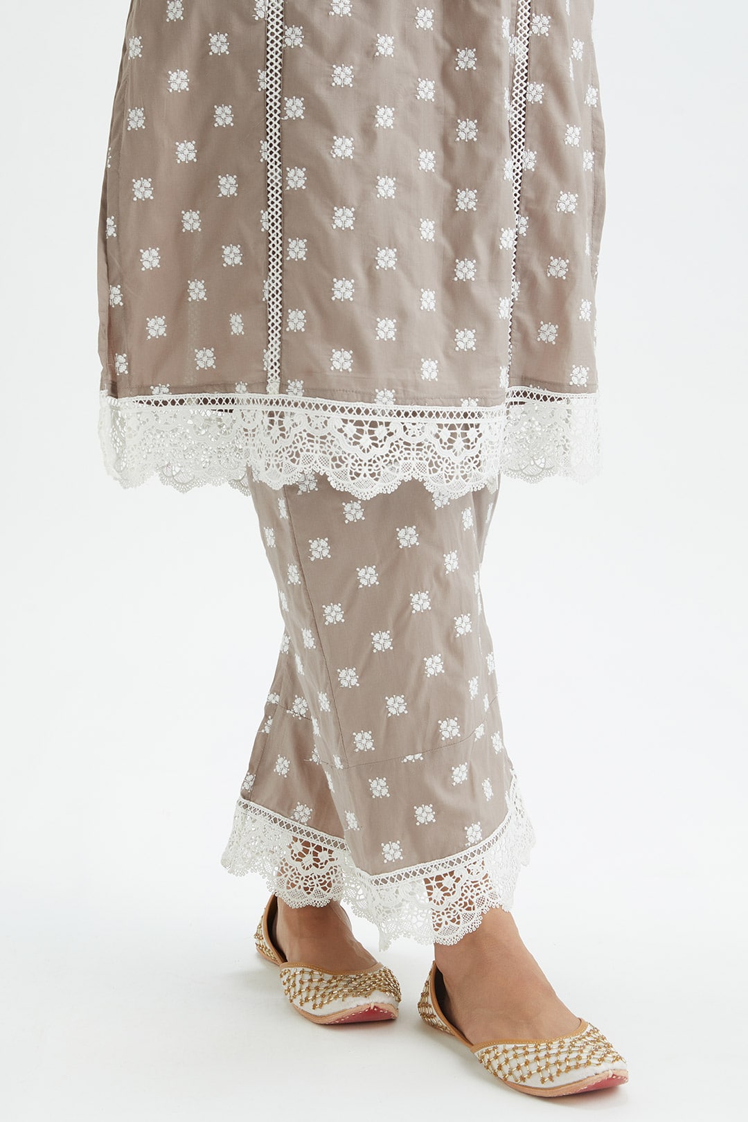 Finch Supima Cotton Grey Kurta Set