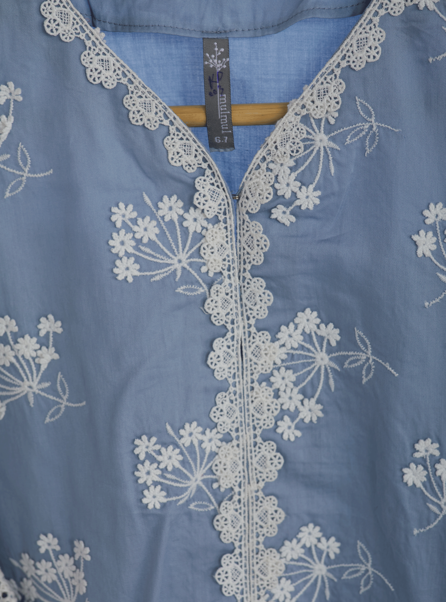 Ife Pima Wedgewood Kurta Set