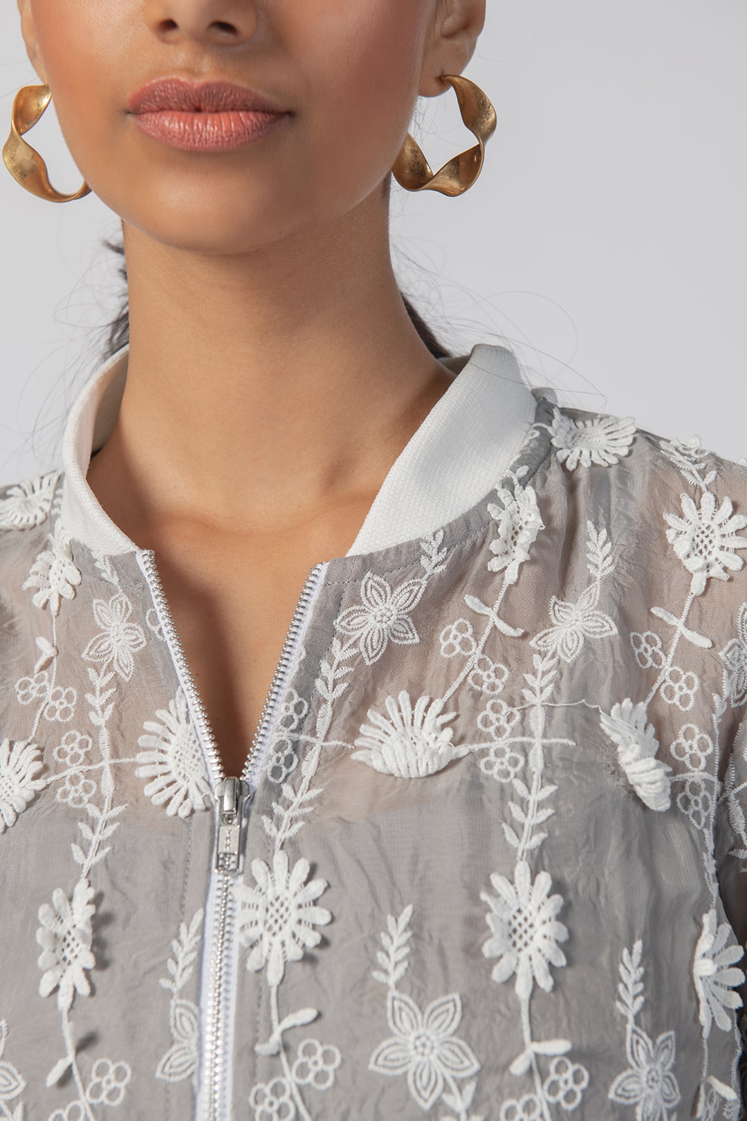 Juniper Organza Grey Jacket Co-Ord Set