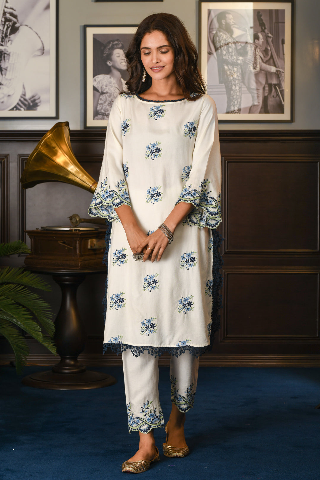 Lumi Wool Blend Kurta Set