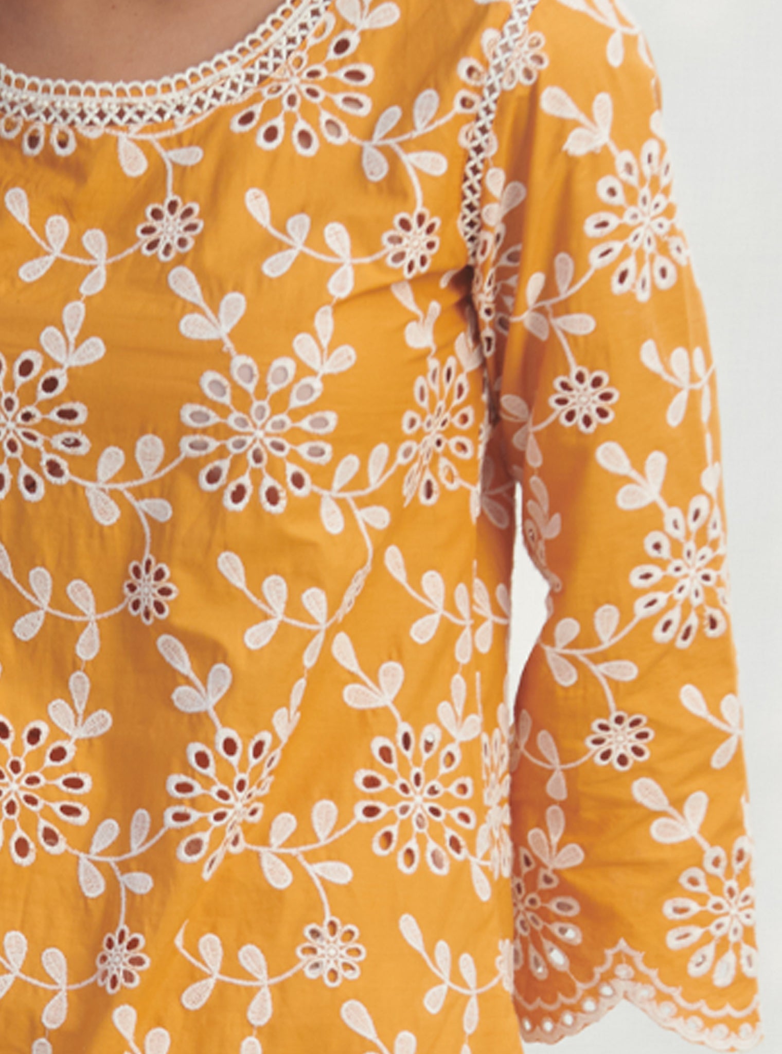 Myrtle Supima Cotton Orange Co-ord Set