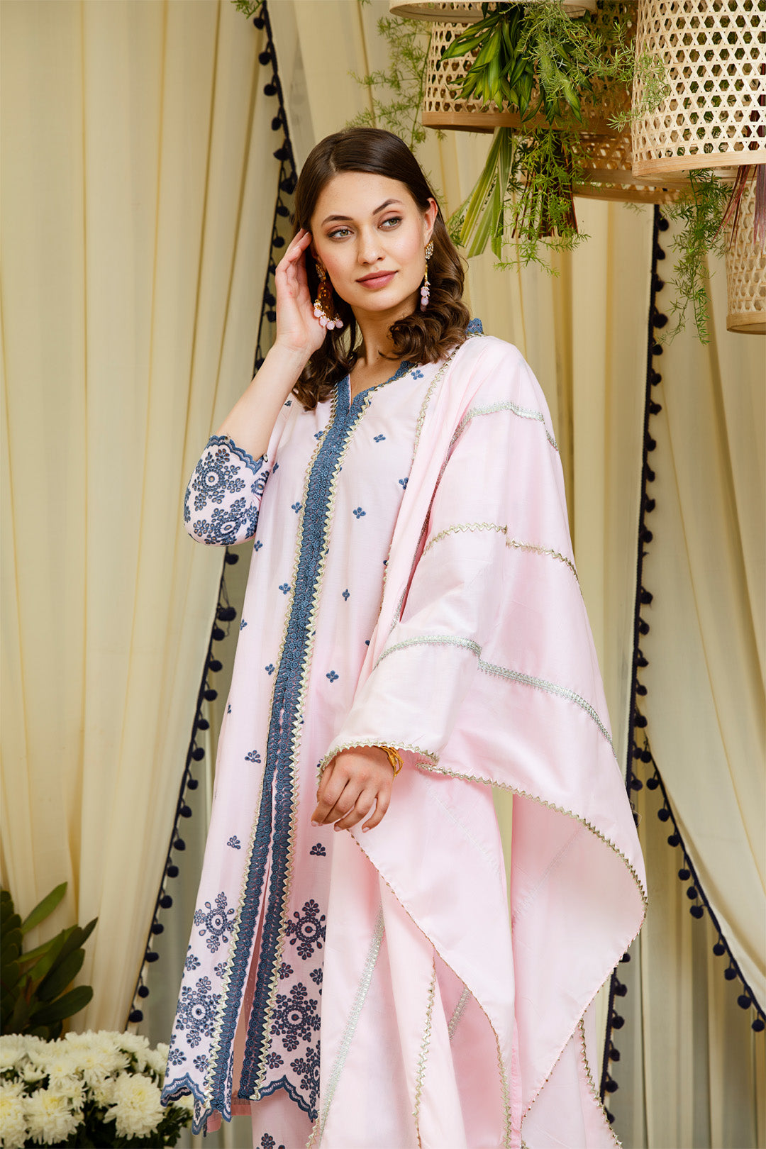 Ophellia Supima Cotton Kurta with Palazzo Set