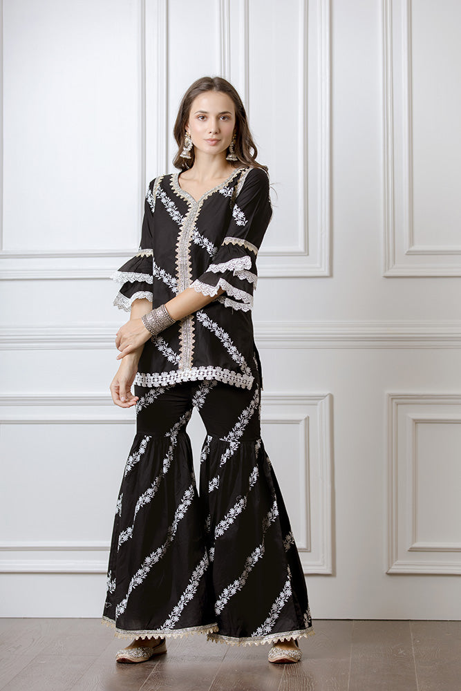 Aralia Kurta with Garara Set