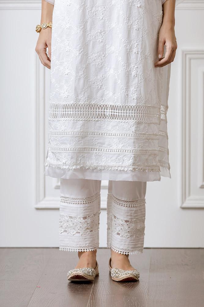 Senna Supima Cotton Red Kurta Set