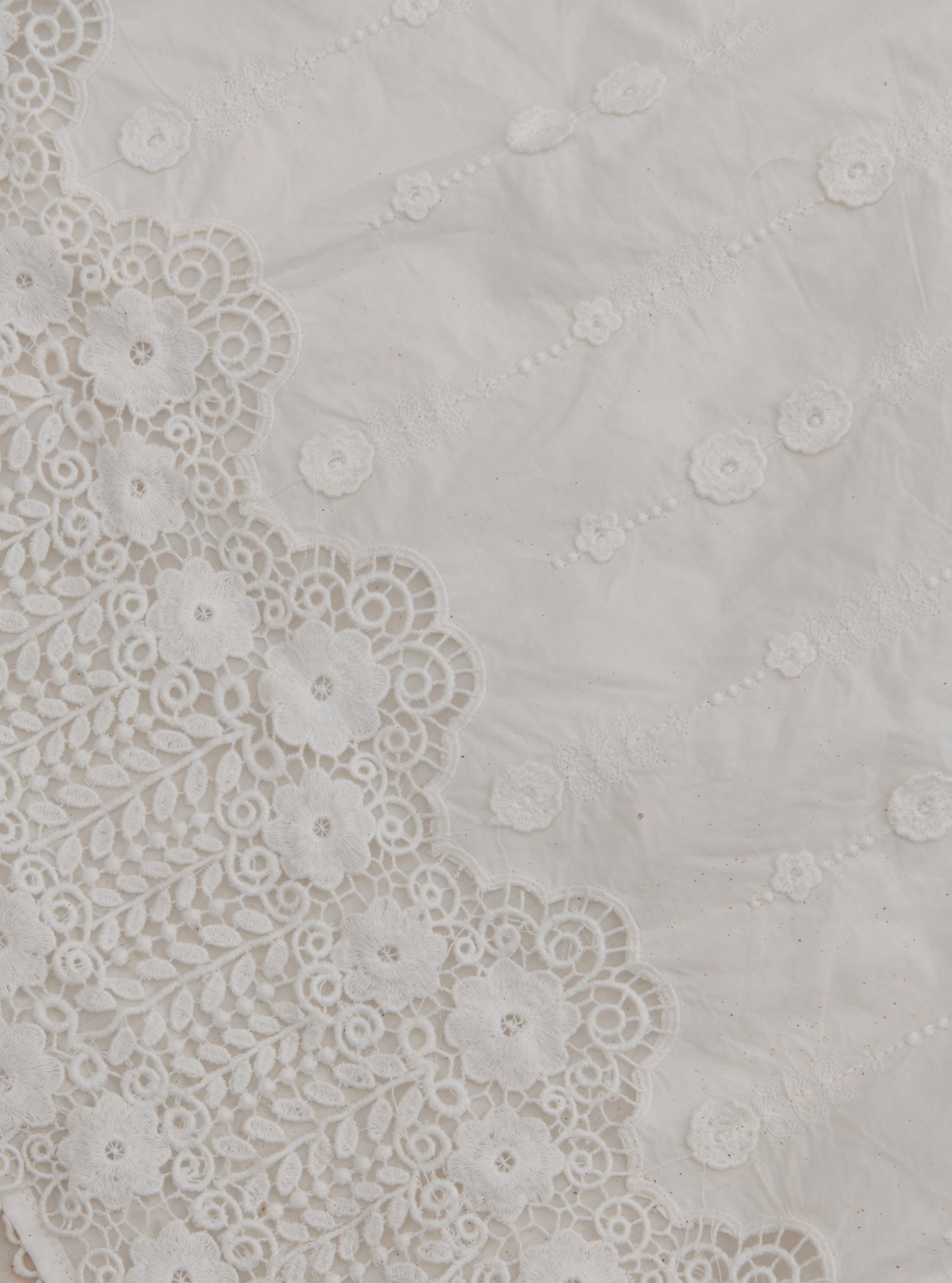 Naroa Supima Cotton White Kurta Set