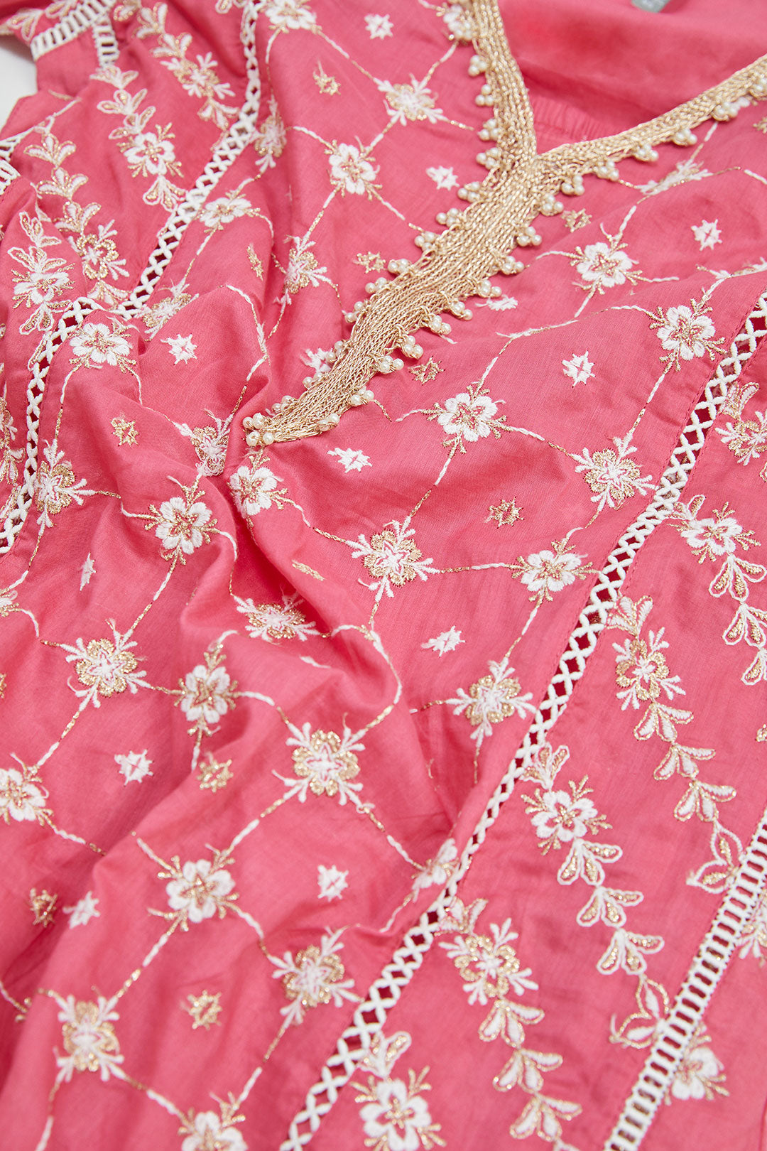 Pelican Supima Cotton Pink Kurta Set