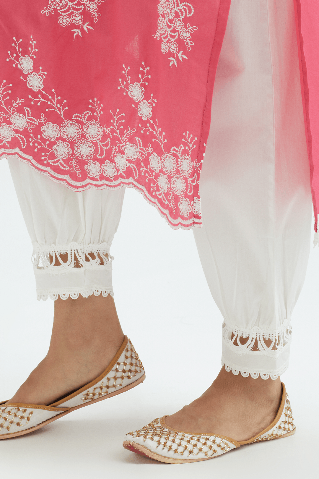 Perla Supima Cotton Pink Kurta set