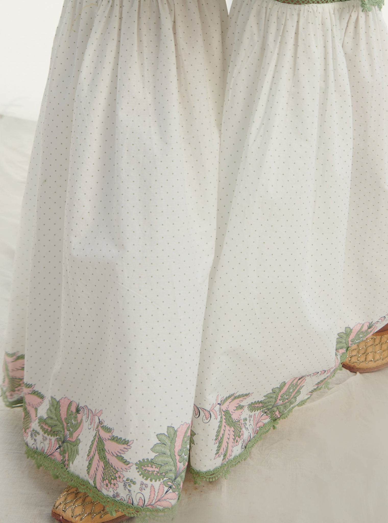 Sakura Supima Cotton Green Kurta Set