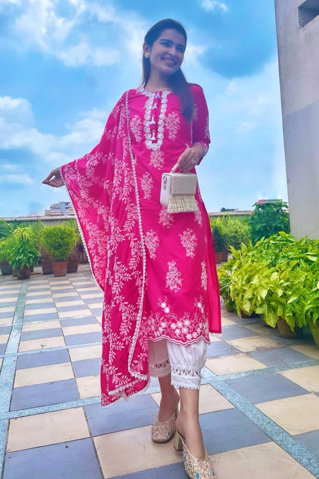 Perla Supima Cotton Pant Set